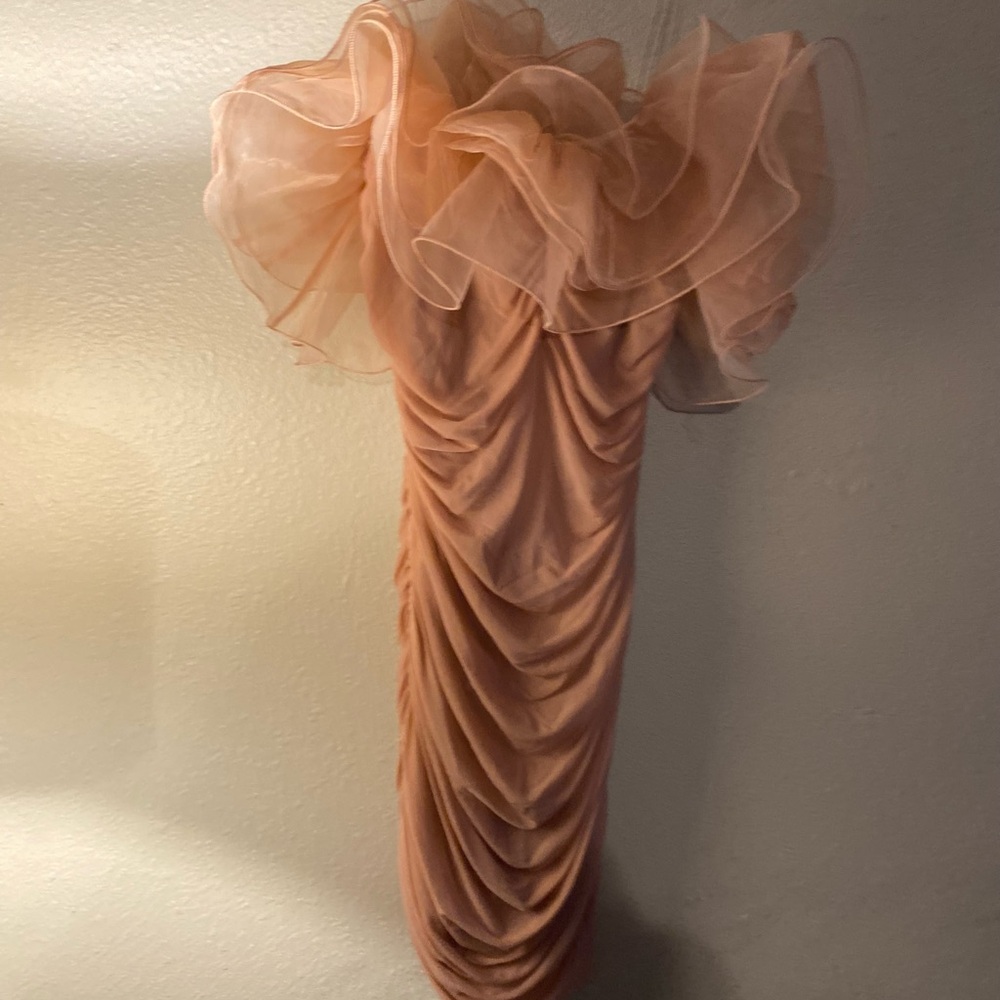 One x plus size party dress.super 🥰 pink flower dress fashion nova - Picture 3 of 14